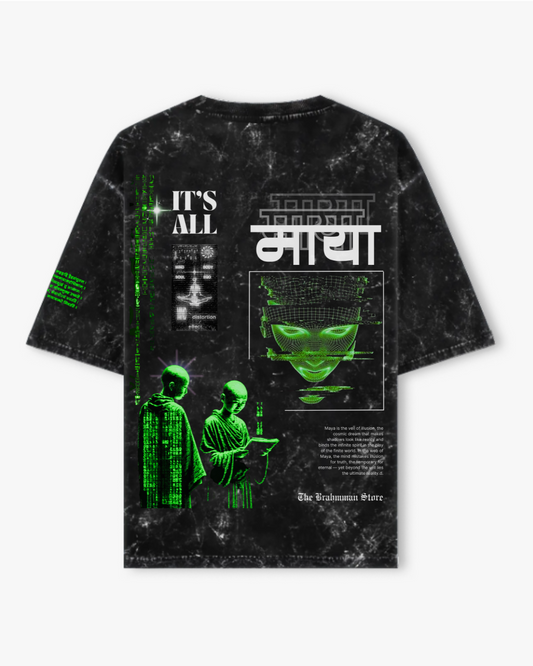 Maya: Acid wash oversized tshirt